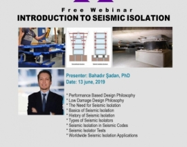 وبینار آشنایی با جداسازهای لرزه ای 