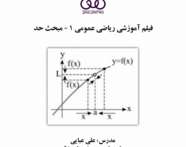 بخشی از فیلم آموزش رياضى عمومى ١- مبحث حد بخشی از فیلم آموزش رياضى عمومى ١- مبحث حد