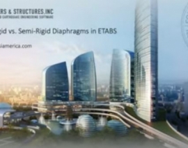تفاوت دیافراگم های صلب و غیرصلب در نرم افزار ETABS