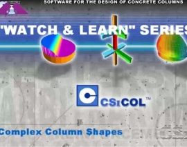CSiCol Watch and Learn _ Computers and Structures, Inc. _ Integrated Structural Analysis and Design Software CSiCol Watch and Learn _ Computers and Structures, Inc. _ Integrated Structural Analysis and Design Software