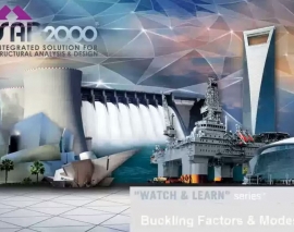 آموزش SAP2000 بخش 27 Buckling Factors and Modes آموزش SAP2000 بخش 27 Buckling Factors and Modes