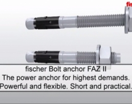 انیمیشن نحوه کاشت رول بولت برای نصب نمای شیشه ای و کامپوزیت