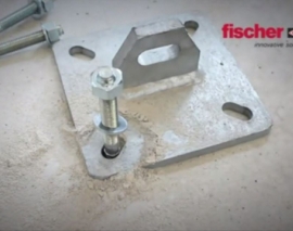 کاشت رول بولت برای پایه های اتصالات مفصلی و بیس پلیت در سازه های سبک