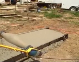 دستگاه اتوماتیک پرداخت کف های بتنی جهت شیب دار کردن سطوح