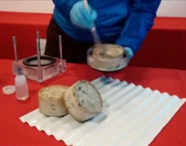 فیلم آزمون ASTM 1202 در رابطه با آزمون تست نفوذ پذیری سریع کلراید در بتن