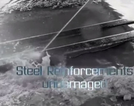 کلیپ تکنولوژی تخریب بتن با  Robotic Hydrodemolition بدون صدمه رسانی به آرماتورها