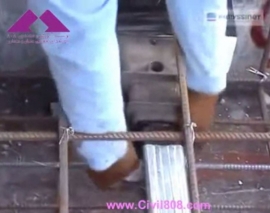 فیلم مراحل اجرای سقف پس کشیده (Post-tensioned Structures) در پروژه ای در هند