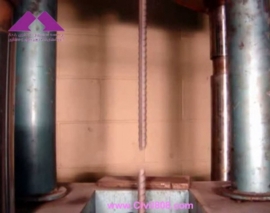 آزمایش تست کششی میلگرد و پدیده (necking) یا باریک شدگی