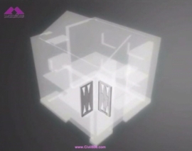 انیمیشن و فیلم میراگر  ترکیبی ویسکوالاستیک و اصطکاکی به سبک پانلی در ساختمان در ژاپن