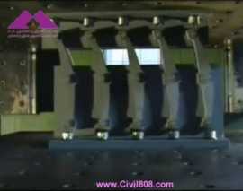 کلیپ آزمایش میراگر هیستریس به صورت آزمون سیکلی (رفت و برگشتی) در ژاپن