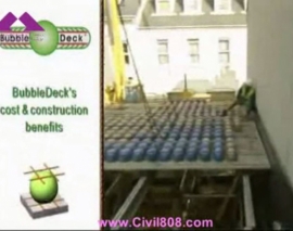 فیلم و انیمیشن نحوه کارکرد و ساخت تکنولوژی سقف بابل دک یا Bubble Deck