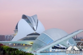  	 خانه اپرا  Opera House    شهرک علوم و هنر والنسیای اسپانیا ، شاهکاری از سانتیاگو کالاتراوا 	