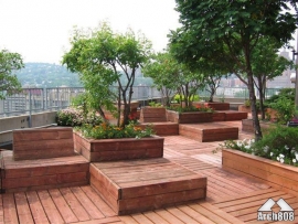 مجموعه تصاویر زیبای روف گاردن (بام سبز )