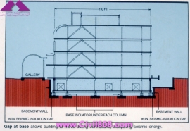 مجموعه عکس های رنگی  تکمیلی کتاب جداسازی لرزه ای دکتر کلی Mechanics of Rubber Bearings for Seismic and Vibration Isolation (2011) additional photographs of seismically isolated buildings بخش دوم