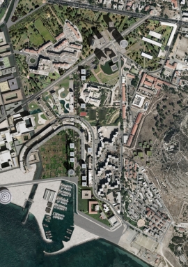 مفهوم طرح جامع در Sant'Elia-رم کولهاس(پروژه42)