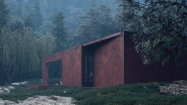 "خانه رُز" با معماری مینیمالیسم