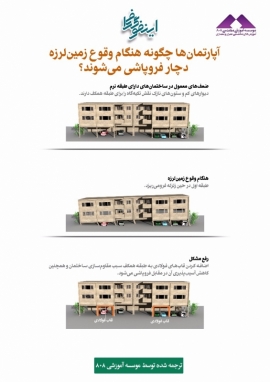 آپارتمان‌ها چگونه هنگام وقوع زمین‌لرزه دچار فروپاشی می‌شوند؟ (تهیه و ترجمه اختصاصی موسسه 808)