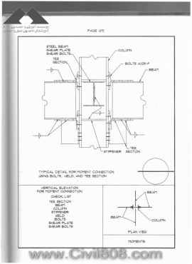 مجموعه دیتیل های استاندارد از پیش ترسیم شده سازه های فولادی کتاب Zayat بخش دوم