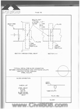 مجموعه دیتیل های استاندارد از پیش ترسیم شده سازه های فولادی کتاب Zayat بخش سوم