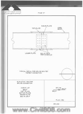 مجموعه دیتیل های استاندارد از پیش ترسیم شده سازه های فولادی کتاب Zayat بخش سوم