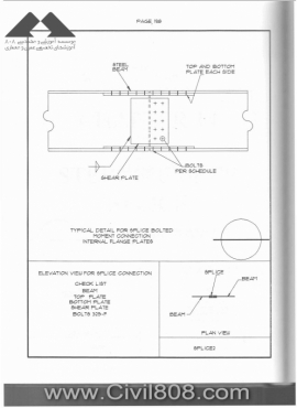 مجموعه دیتیل های استاندارد از پیش ترسیم شده سازه های فولادی کتاب Zayat بخش سوم