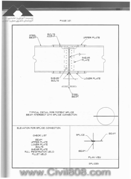 مجموعه دیتیل های استاندارد از پیش ترسیم شده سازه های فولادی کتاب Zayat بخش سوم