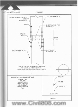 مجموعه دیتیل های استاندارد از پیش ترسیم شده سازه های فولادی کتاب Zayat بخش سوم