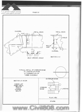 مجموعه دیتیل های استاندارد از پیش ترسیم شده سازه های فولادی کتاب Zayat بخش سوم