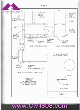 مجموعه دیتیل های استاندارد از پیش ترسیم شده سازه های فولادی کتاب Zayat بخش سوم