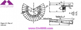 مجموعه عکس های طراحی، مدلینگ، اجرا و انواع پله ها کتاب ارزشمند Staircases - Structural Analysis and Design نوشته اساتید M.Y.H. Bangash, T. Bangash بخش دوم