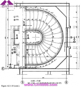 مجموعه عکس های طراحی، مدلینگ، اجرا و انواع پله ها کتاب ارزشمند Staircases - Structural Analysis and Design نوشته اساتید M.Y.H. Bangash, T. Bangash بخش پنجم