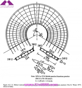 مجموعه عکس های طراحی، مدلینگ، اجرا و انواع پله ها کتاب ارزشمند Staircases - Structural Analysis and Design نوشته اساتید M.Y.H. Bangash, T. Bangash بخش پنجم
