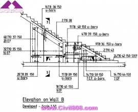 مجموعه عکس های طراحی، مدلینگ، اجرا و انواع پله ها کتاب ارزشمند Staircases - Structural Analysis and Design نوشته اساتید M.Y.H. Bangash, T. Bangash بخش پنجم