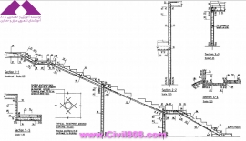 مجموعه عکس های طراحی، مدلینگ، اجرا و انواع پله ها کتاب ارزشمند Staircases - Structural Analysis and Design نوشته اساتید M.Y.H. Bangash, T. Bangash بخش ششم