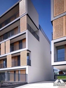 مجموعه تصاویر زیبا و متفاوت از حجم و نمای معماری 
