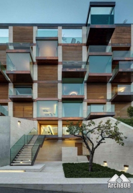 مجموعه تصاویر زیبا و متفاوت از حجم و نمای معماری 