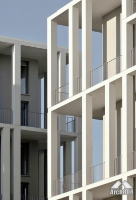 مجموعه تصاویر زیبا و متفاوت از حجم و نمای معماری 