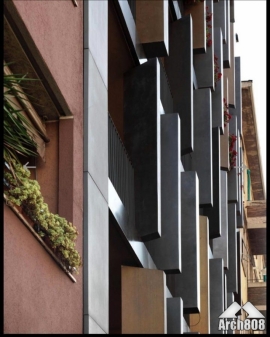 مجموعه تصاویر زیبا و متفاوت از حجم و نمای معماری 