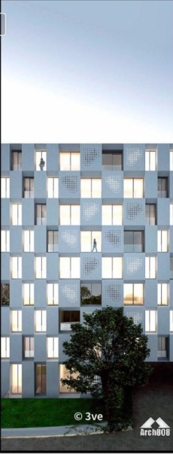 مجموعه تصاویر زیبا و متفاوت از حجم و نمای معماری 