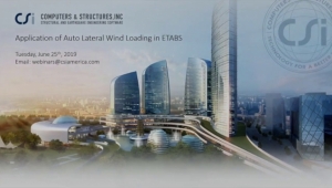 اعمال خودکار بار جانبی باد در نرم افزار ETABS