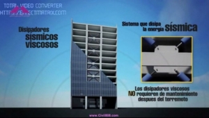 انیمیشن نحوه قرارگیری و عملکرد میراگر ویسکوز شرکت Taylor و مقایسه لرزه ای سازه سنتی و مجهز به میراگر