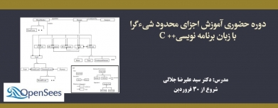 دوره حضوری آموزش اجزای محدود شیء گرا با زبان برنامه نویسی C++ دوره حضوری آموزش اجزای محدود شیء گرا با زبان برنامه نویسی C++
