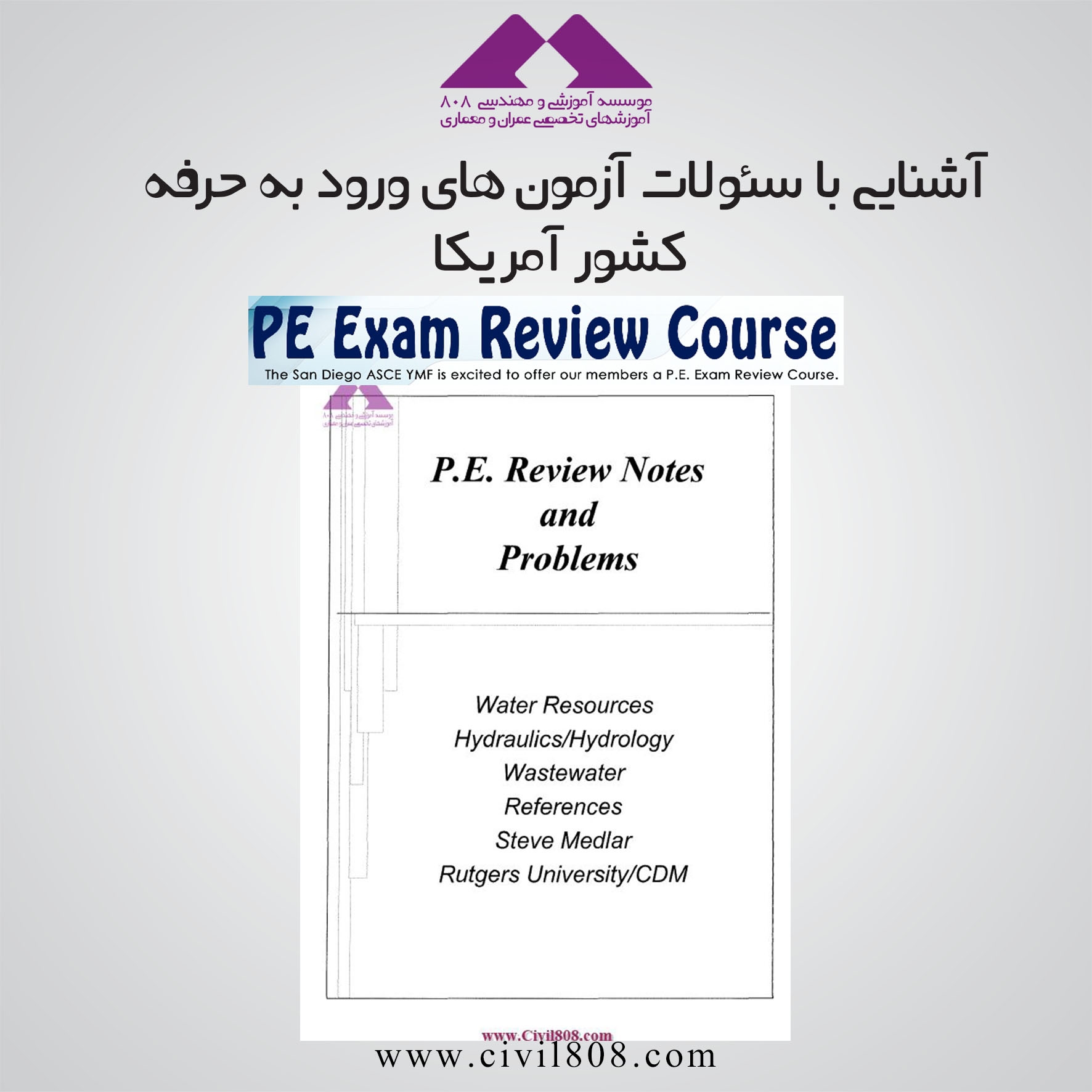 PE Review Notes and Problems - Water Res Hydraulics Hydrology