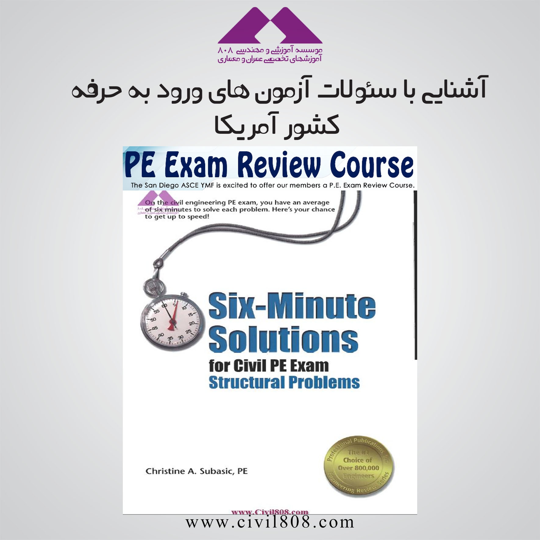 Six-Minute Solutions for Structural PE I Exam Problems