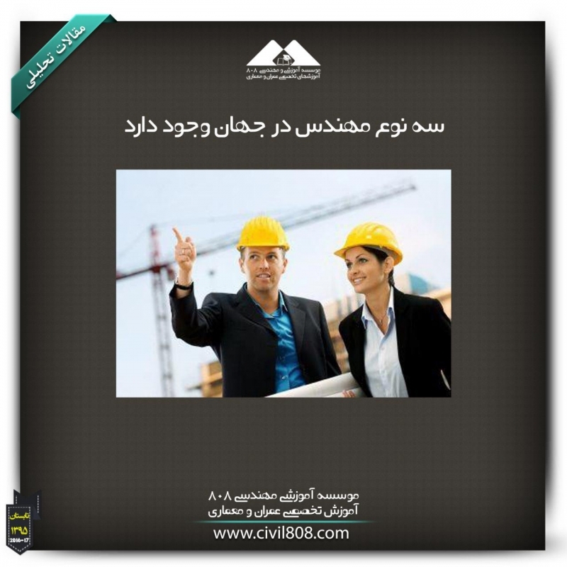 مقاله تحلیلی: سه نوع مهندس در جهان وجود دارد مقاله تحلیلی: سه نوع مهندس در جهان وجود دارد
