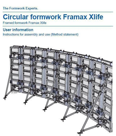 مقاله تحلیلی: معرفی قالب های صنعتی منحنی شکل  DOKA - Circular Formwork Framax Xlife