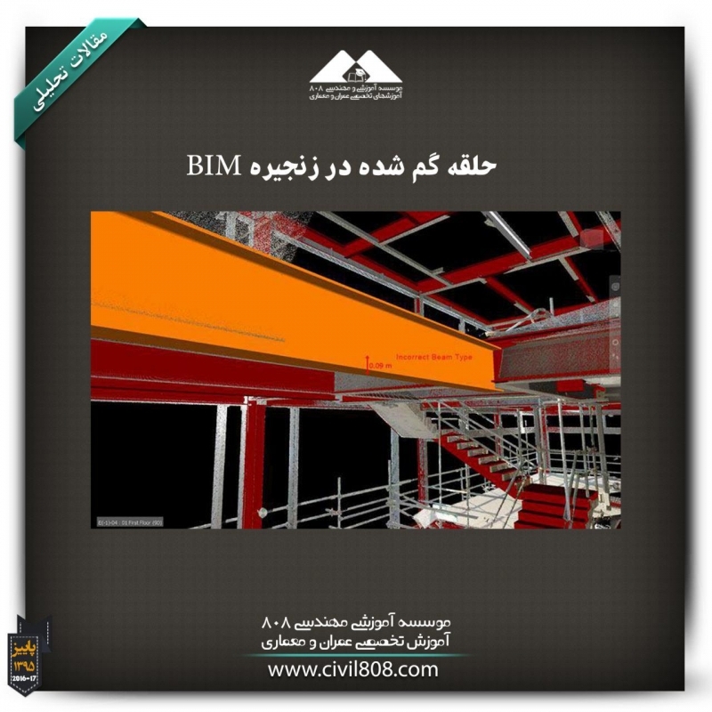 مقاله تحلیلی :حلقه گم شده در زنجیره BIM مقاله تحلیلی :حلقه گم شده در زنجیره BIM