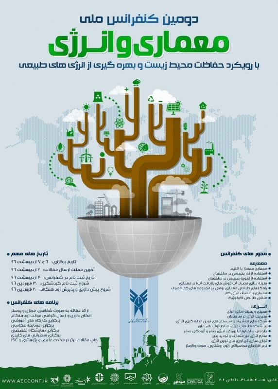 دومین کنفرانس ملی معماری و انرژی 