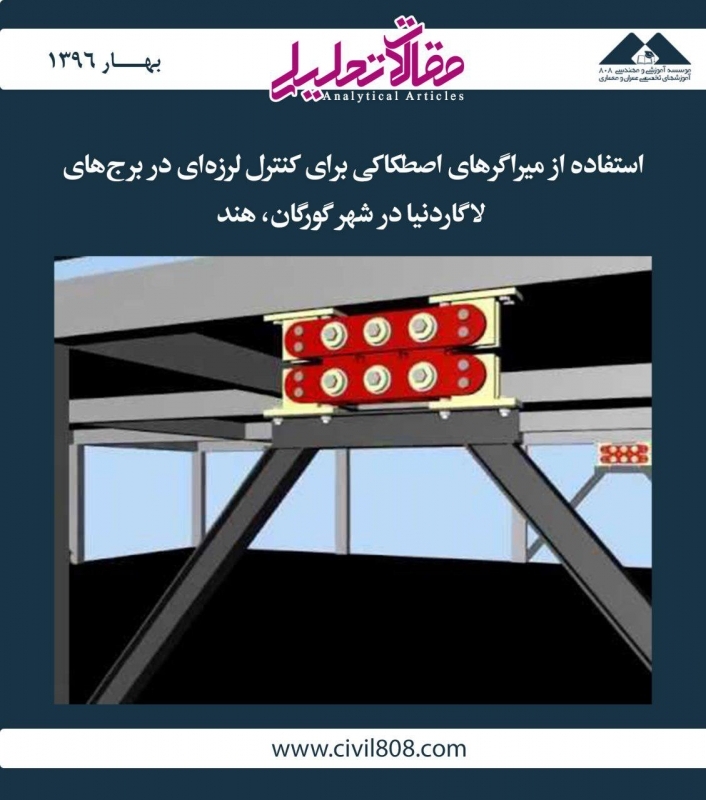 مقاله تحلیلی: استفاده از میراگرهای اصطکاکی برای کنترل لرزه‌ای در برج‌های لاگاردنیا در شهر گورگان، هند