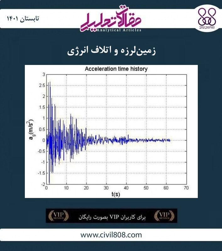 مقاله تحلیلی: زمینلرزه و اتلاف انرژی مقاله تحلیلی: زمینلرزه و اتلاف انرژی